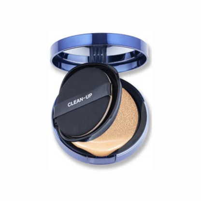 CUSKIN Clean-Up Skinfit Cushion Pact SPF 50 PA++++ 15g+refill