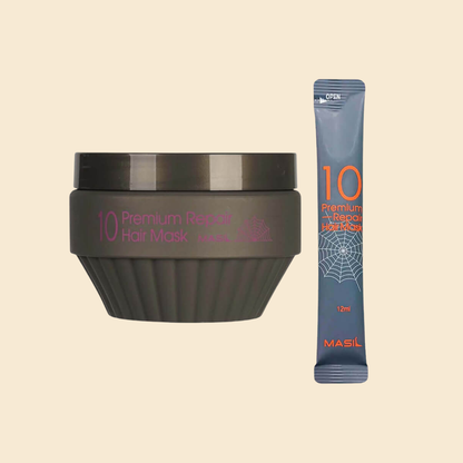MASIL 10 Premium Repair Filiform Hair Mask - Palauttava hiusnaamio 12ml