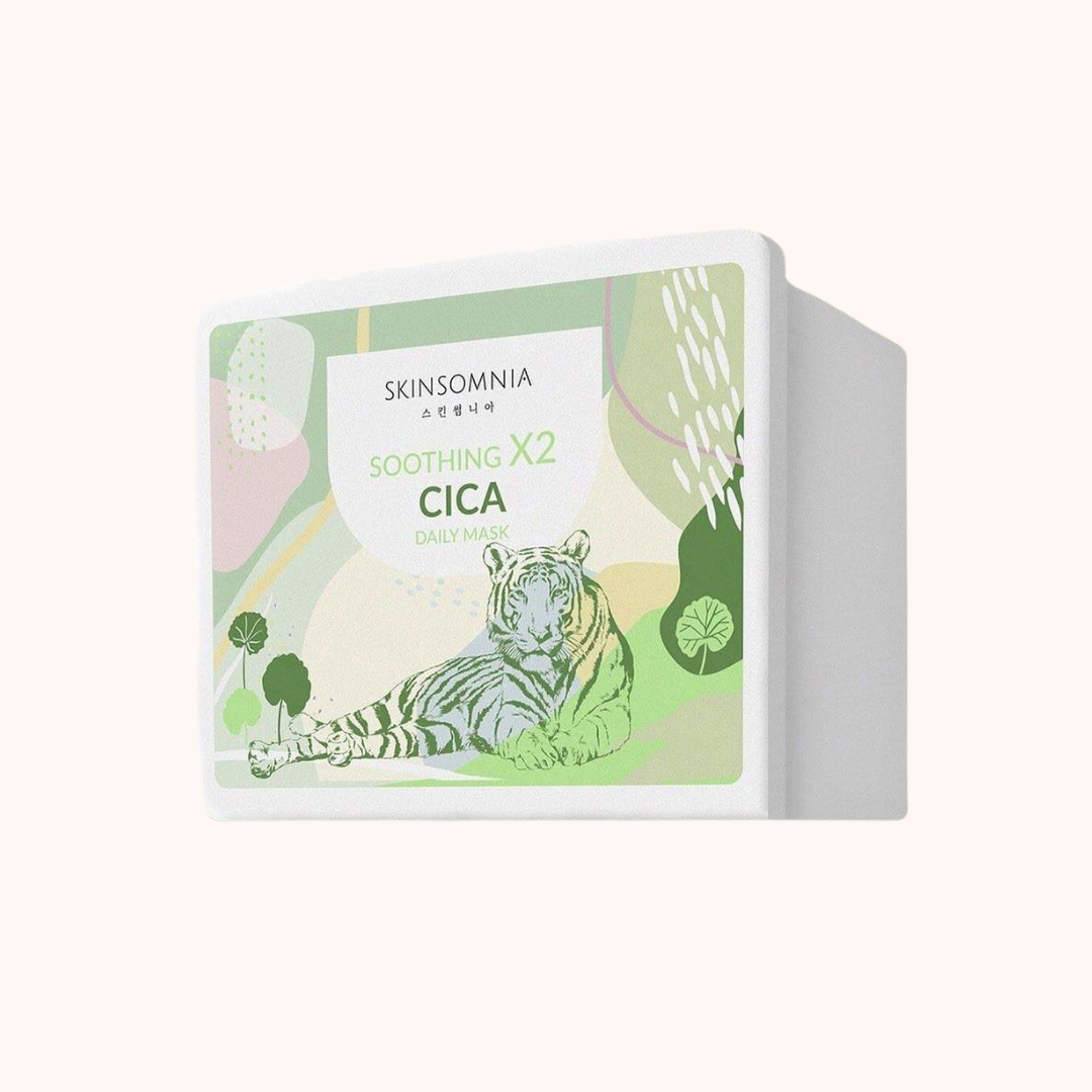 Skinsomnia Soothing X2 CICA Daily Mask 30pcs