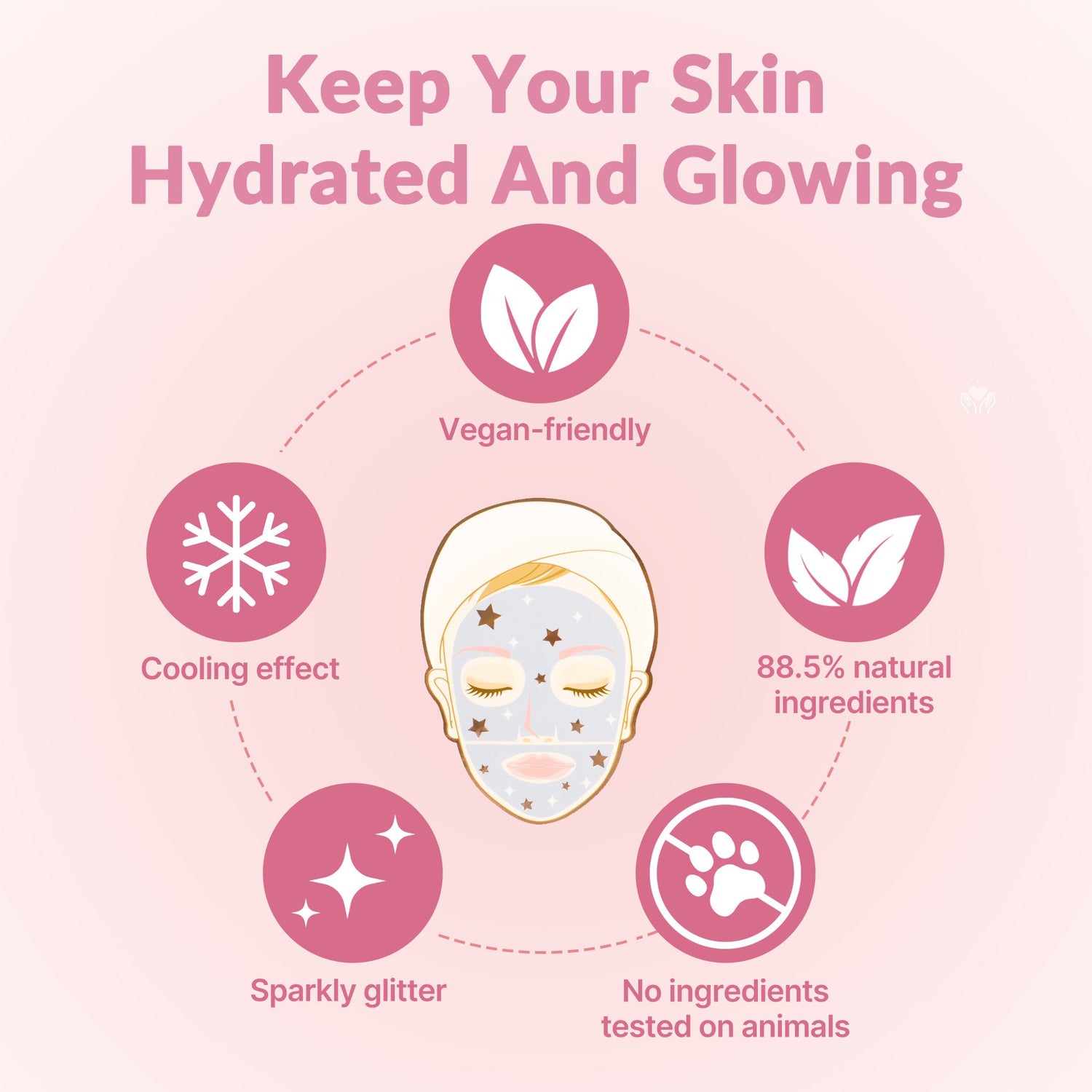 LaLa Recipe Glow Face Moisture Mask 23g