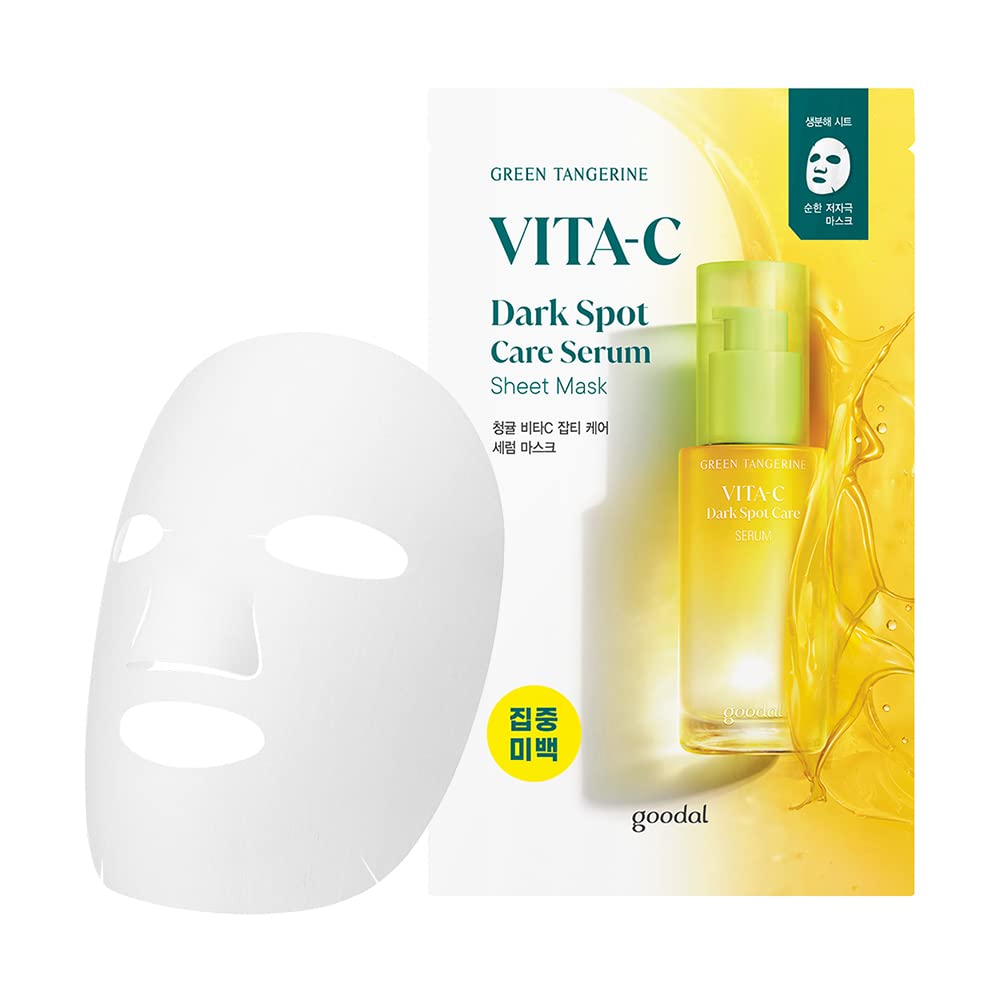 Goodal Green Tangerine Vita C Dark Spot Care Serum Sheet Mask 23ml