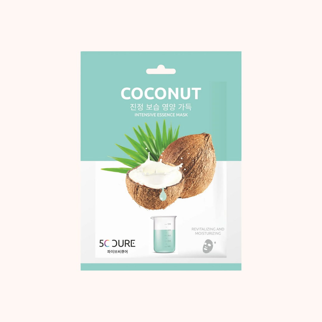 5C CURE Coconut Intensive Essence Sheet Mask 25ml