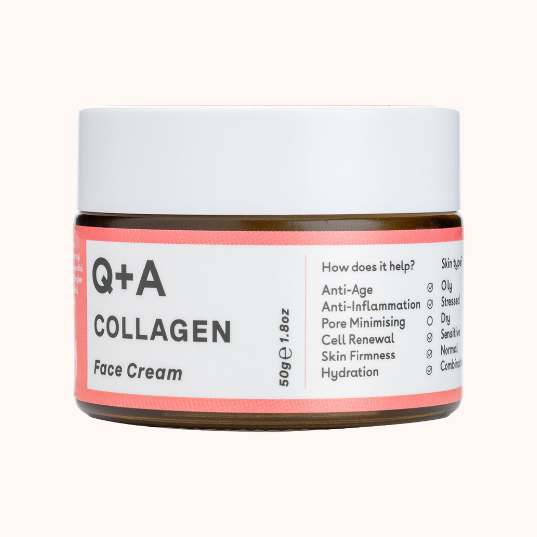 Q+A Collagen Strengthening Укрепляющий крем для лица с коллагеном 50г