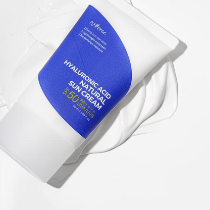 Isntree Hyaluronic Acid Natural Sun Cream SPF50+/PA++++ - Минеральный солнцезащитный крем 50мл