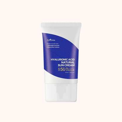 Isntree Hyaluronic Acid Natural Sun Cream SPF50+/PA++++ - Минеральный солнцезащитный крем 50мл