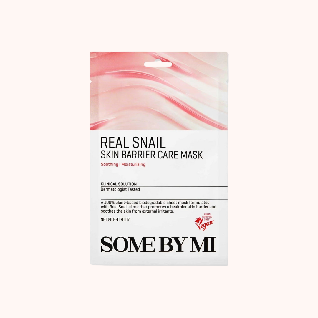 Some By Mi Real Snail Skin Barrier Care Mask 20g β Kosmos Beauty Lab
