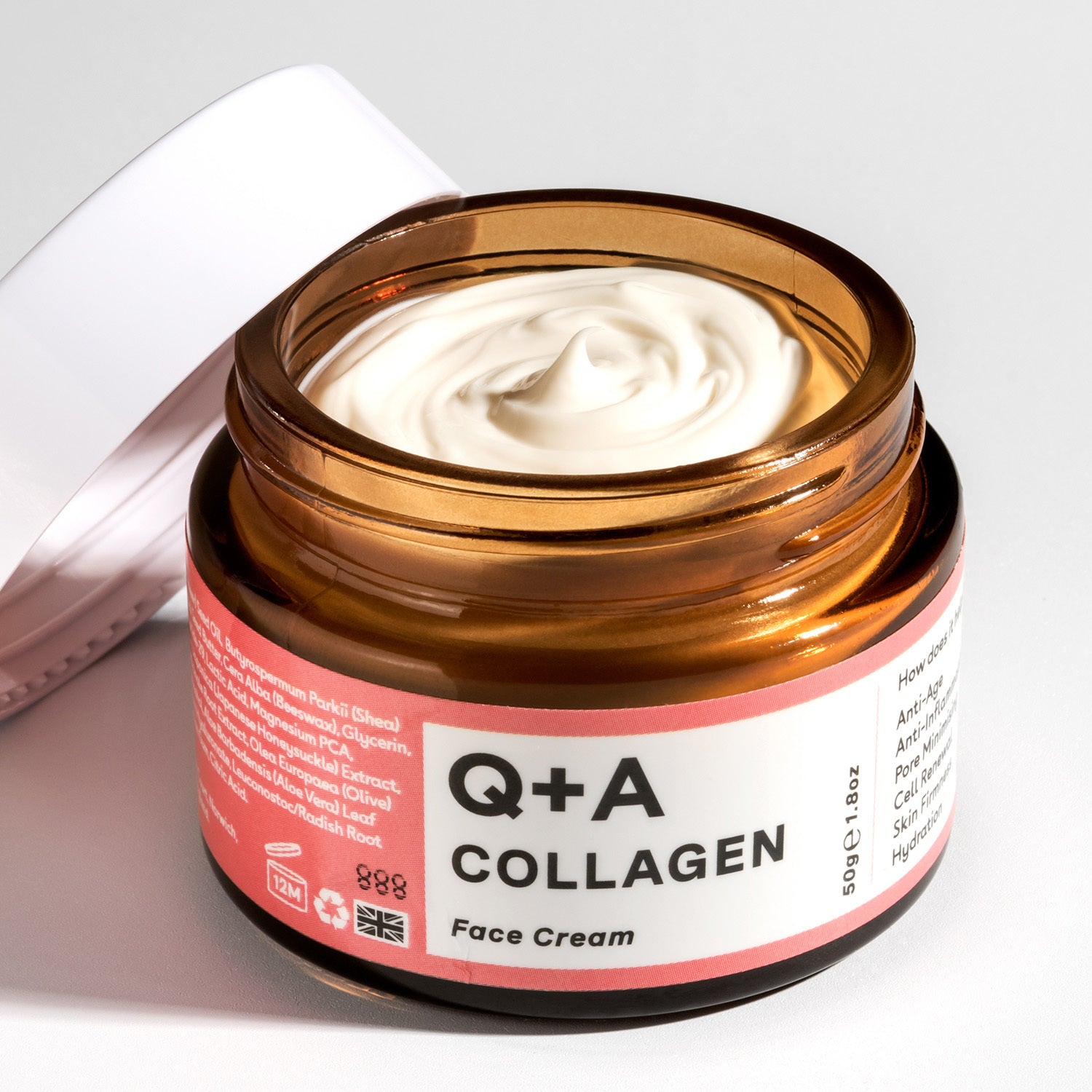 Q+A Collagen Strengthening Укрепляющий крем для лица с коллагеном 50г