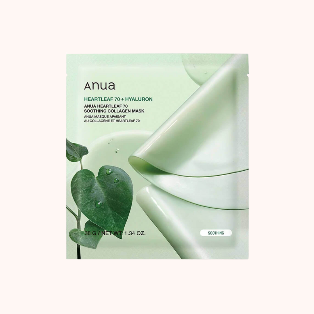 Anua Heartleaf 70 Soothing Collagen Mask - Hydrogeelinaamio