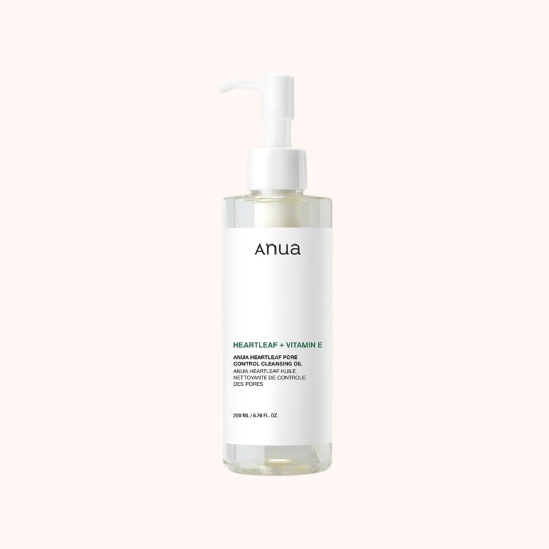 Anua skincare bottle on a white background
