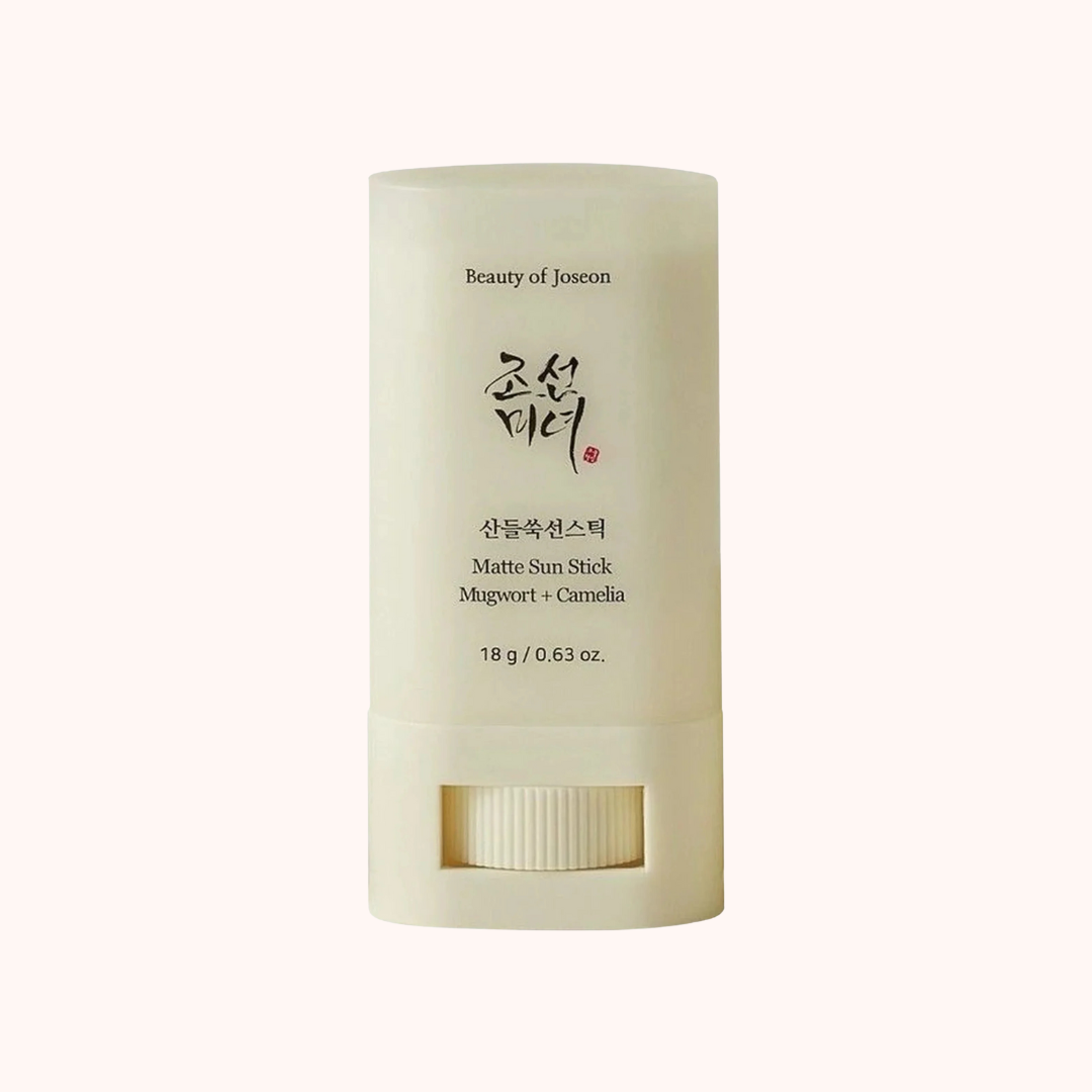 Beige sun stick with &