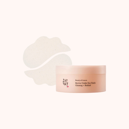 A pale peach cosmetic jar labeled &