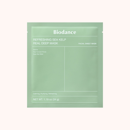 Biodance Refreshing Sea Kelp Real Deep Mask packaging on a white background