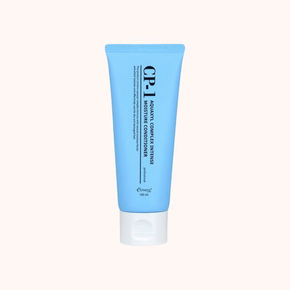 Blue tube of CP-1 conditioner on a white background