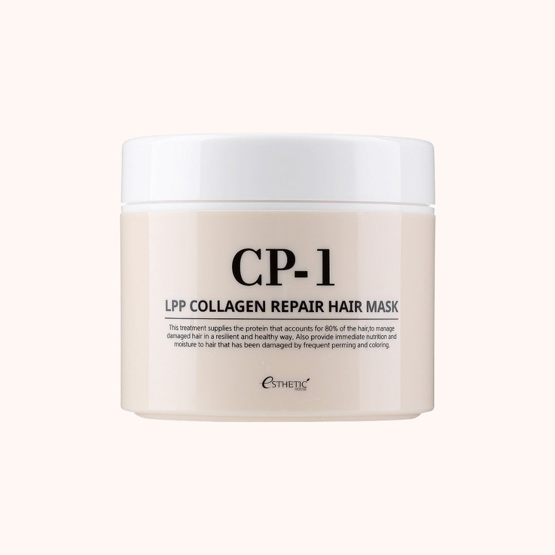 CP-1 LPP Collagen Repair Hair Mask jar on a white background