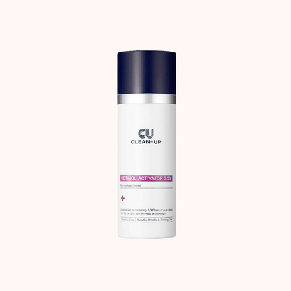 Skincare product bottle labeled &