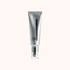 Silver tube with a spray nozzle on a white background