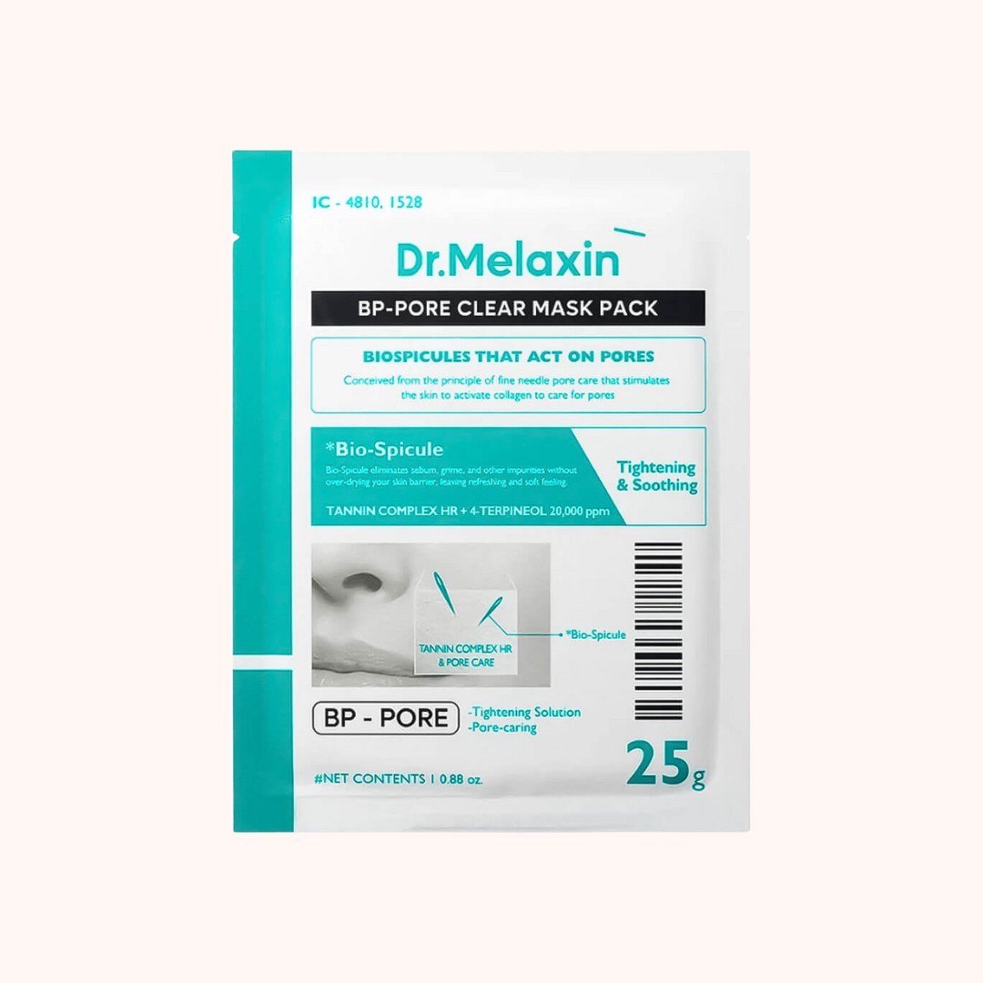 Dr. Melaxin BP Pore Clear - Маска для сужения пор с биоспикулами 25г