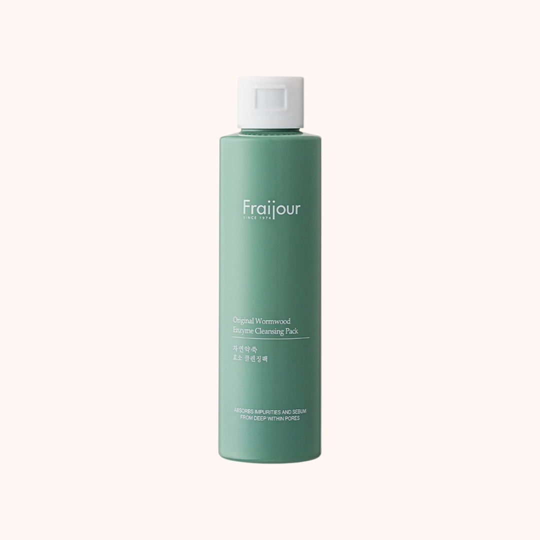 Green bottle with white cap labeled &