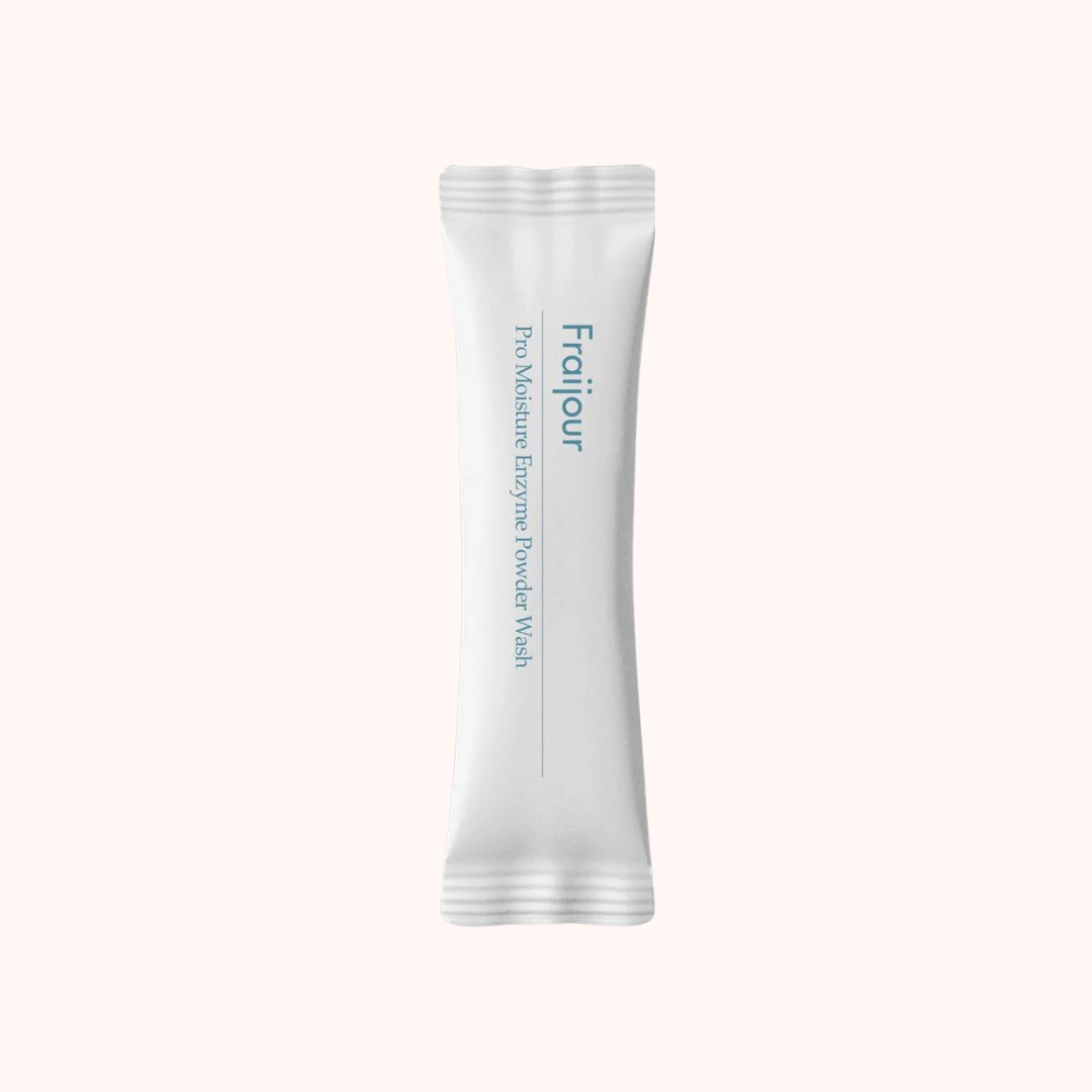 White skincare product tube with &