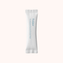 White skincare product tube with &