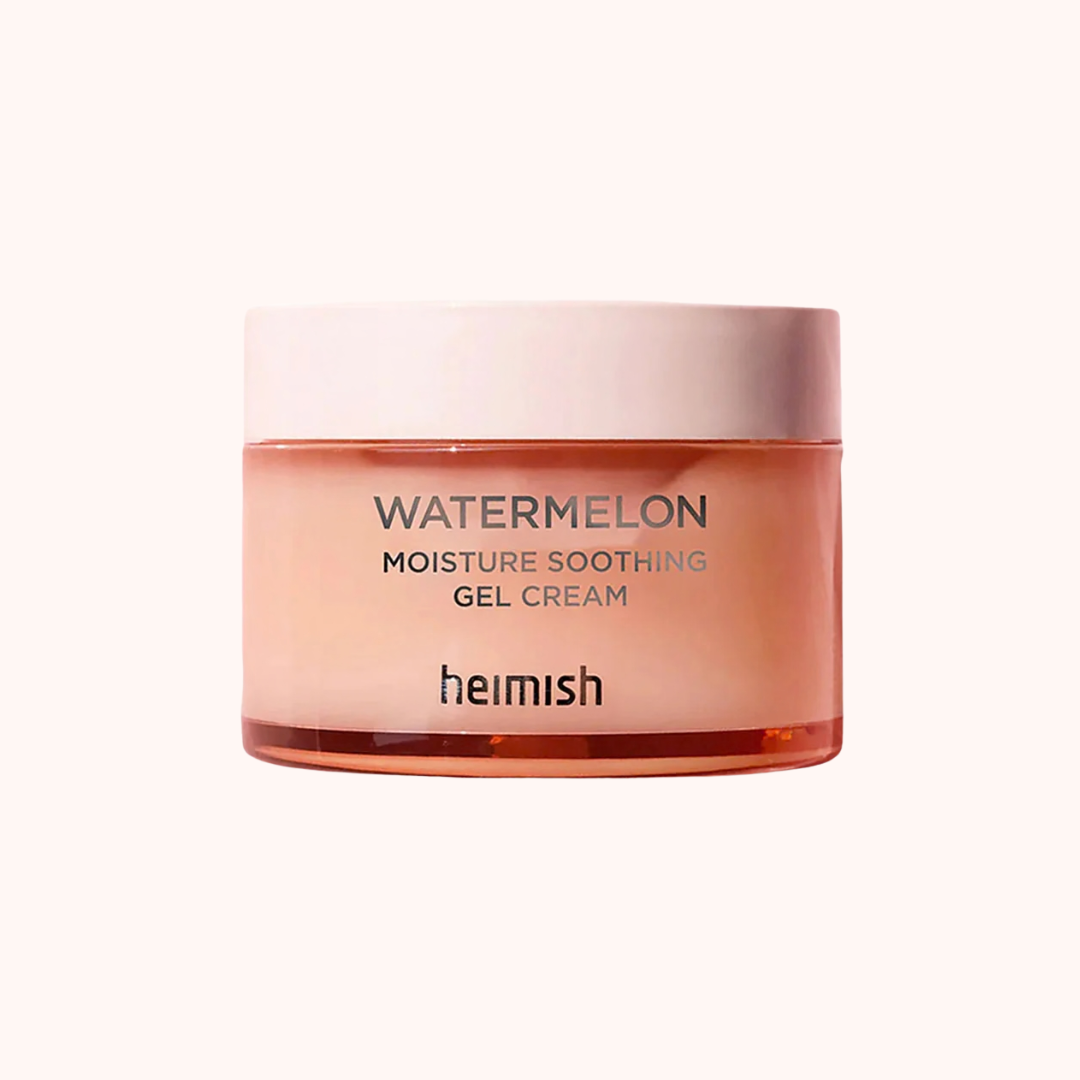 Heimish Watermelon Moisture Soothing Gel Cream jar on a white background