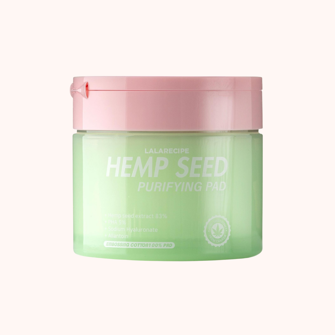 LaLa Recipe Hemp Seed Purifying Smoothing Toner Pad