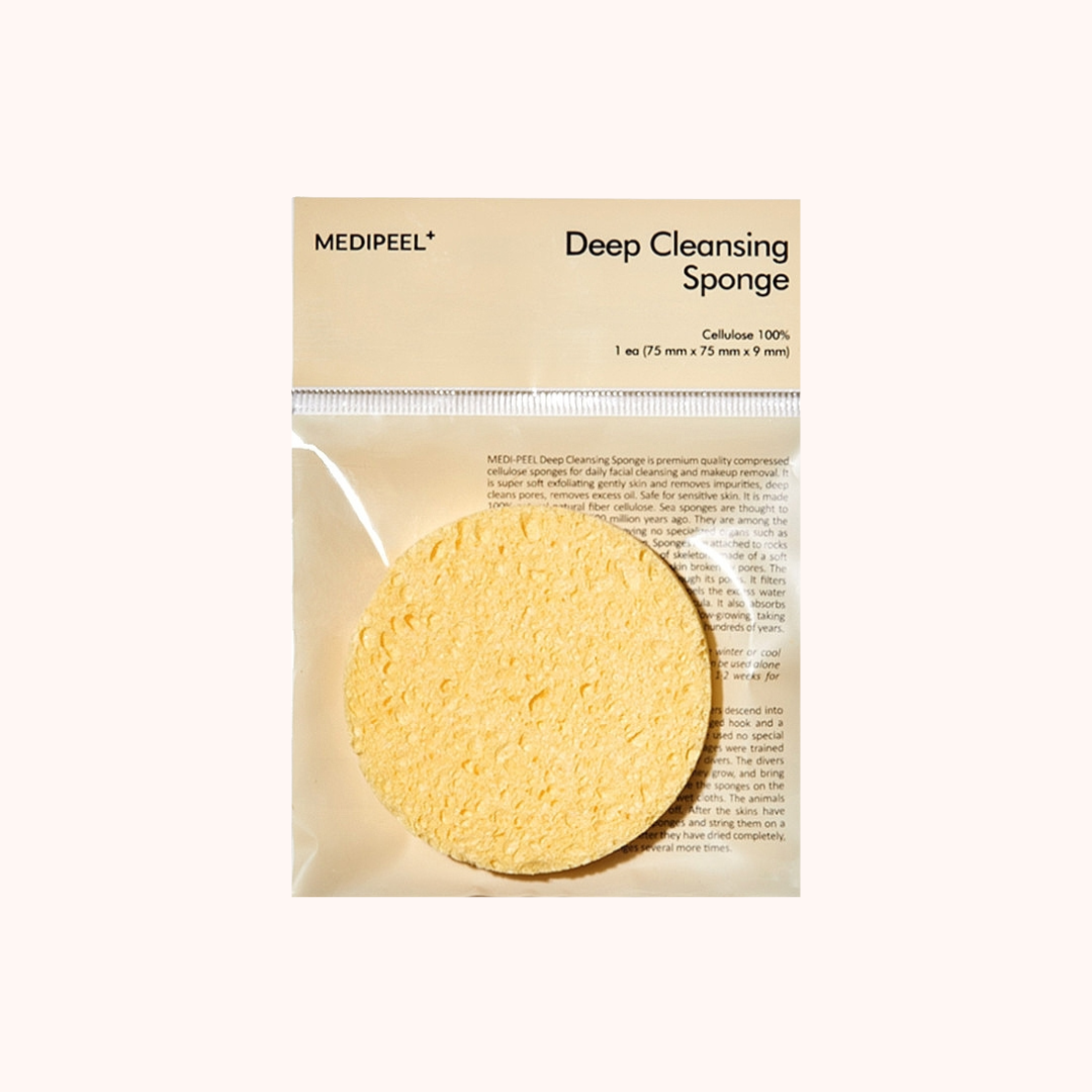 Medipeel deep cleansing sponge in packaging on a white background