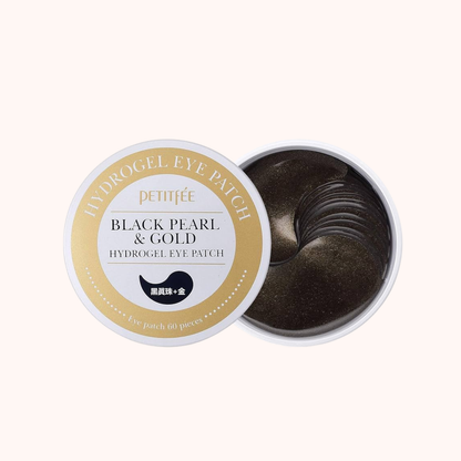 Petitfee Black Pearl &amp; Gold Hydrogel Eye Patch 60pcs