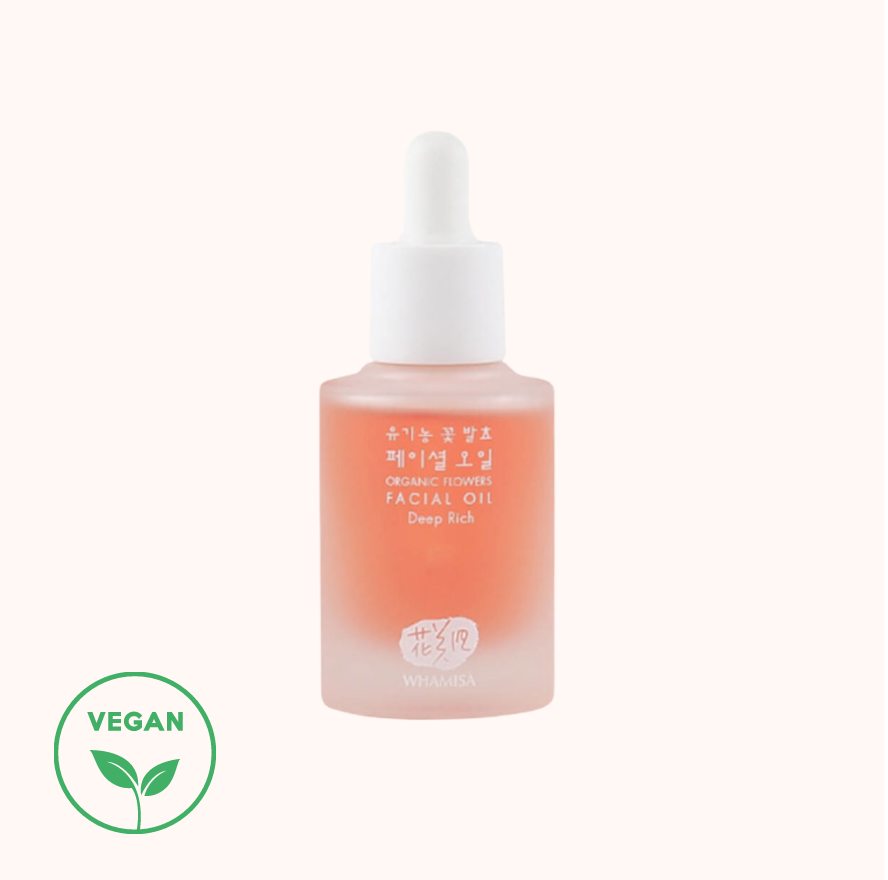 Whamisa Organic Flowers Facial Oil Deep Rich 26ml