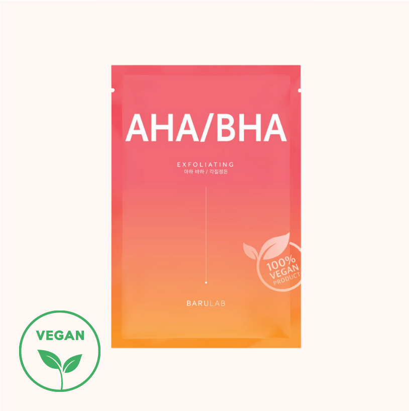 Barulab The Clean Vegan AHA/BHA Sheetmask 23ml