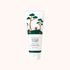 A 120ml squeeze tube of COSMOPOLIS CLEANSENER cleansing lotion, featuring a white tube with a green and brown forest illustration and Korean text, set against a solid pale pink background.
