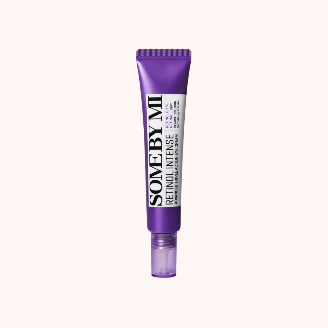 Purple skincare tube labeled &