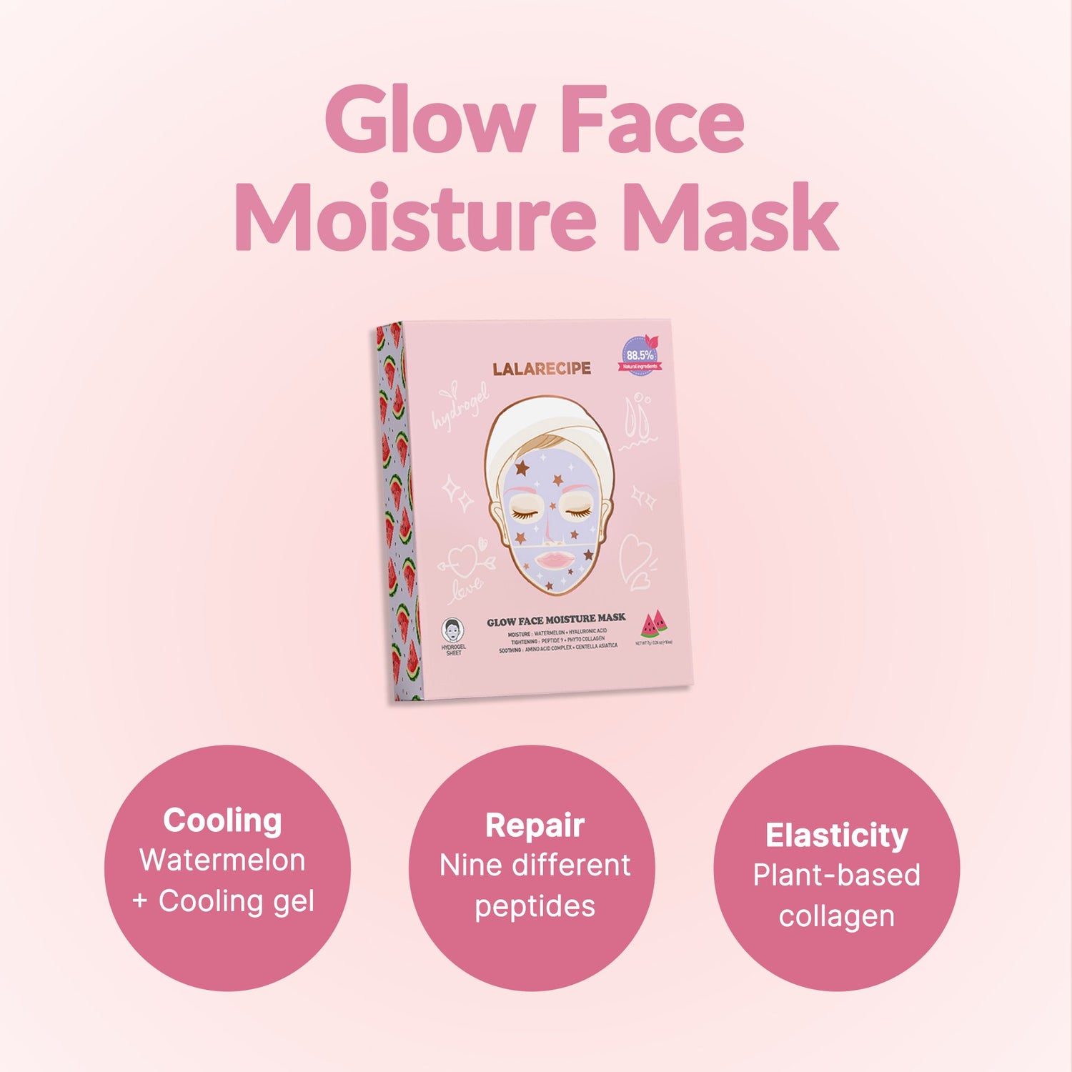 LaLa Recipe Glow Face Moisture Mask 23g