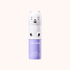 The Saem Iceland hydrating peptide eye stick with a bear design on a light pink background