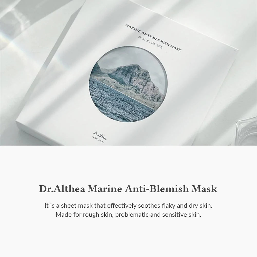 Dr. Althea Marine Тканевая маска для лица против пятен 27г