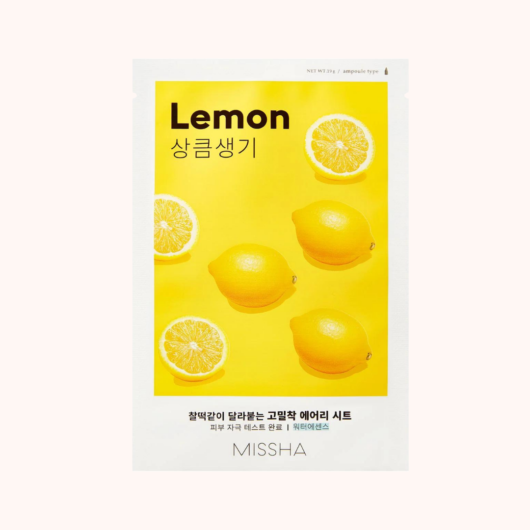 Missha Airy Fit Vitamin Тканевая маска для лица с экстрактом лимона 19г