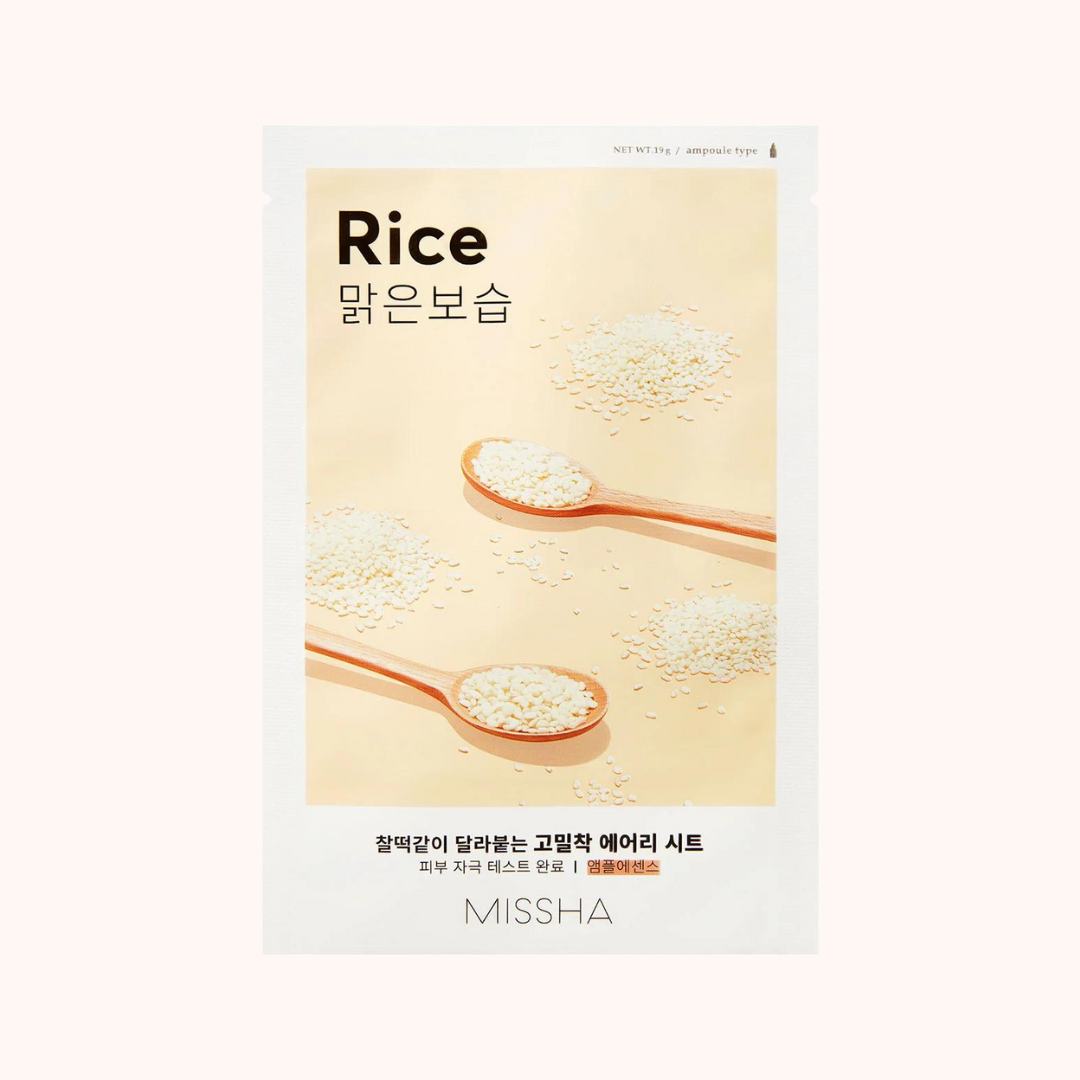 Missha Airy Fit Brightening Sheet Mask Rice 19g