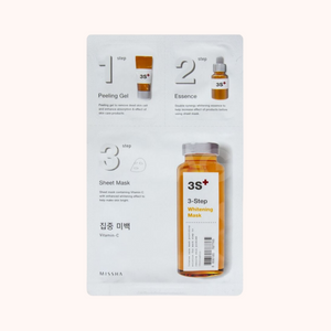 Missha 3-Step Whitening Mask With Vitamin C