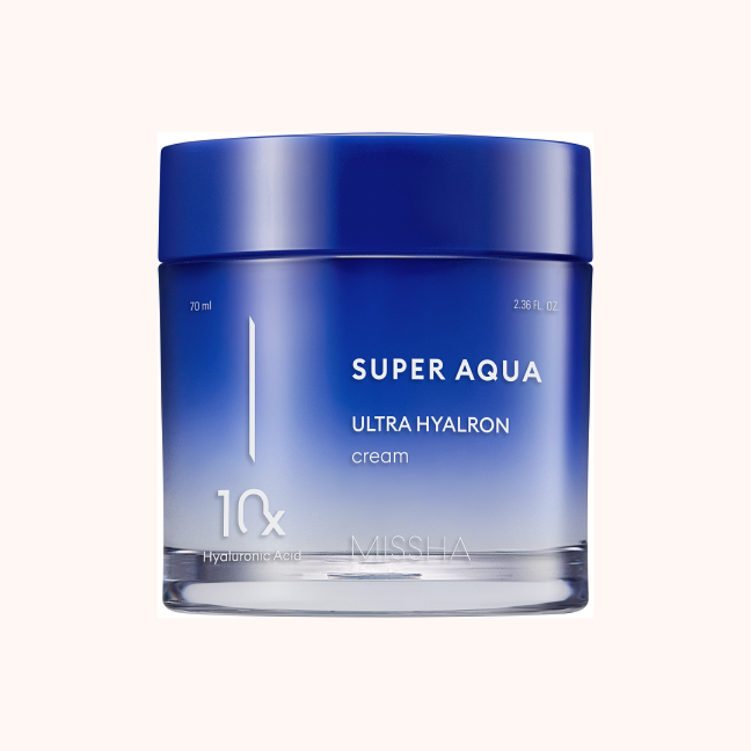 Missha Super Aqua Ultra Hyalron Cream - Kosteuttava kasvovoide 70ml