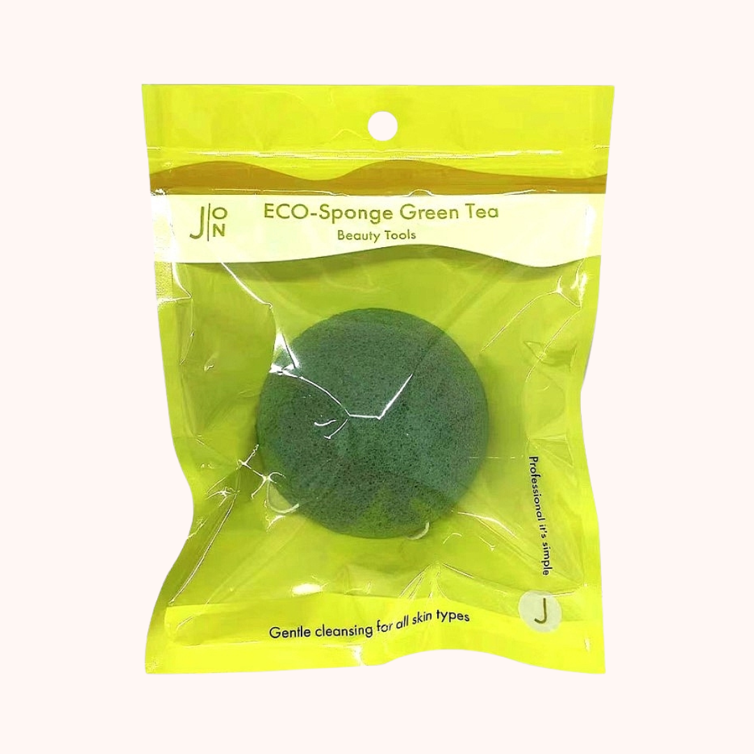 J:ON Beauty Tools ECO-Sponge Green Tea