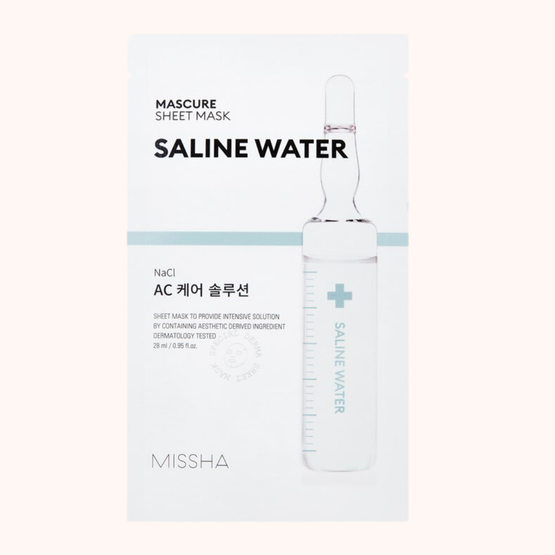 Missha Mascure AC Care Saline Water Sheet Mask 28ml