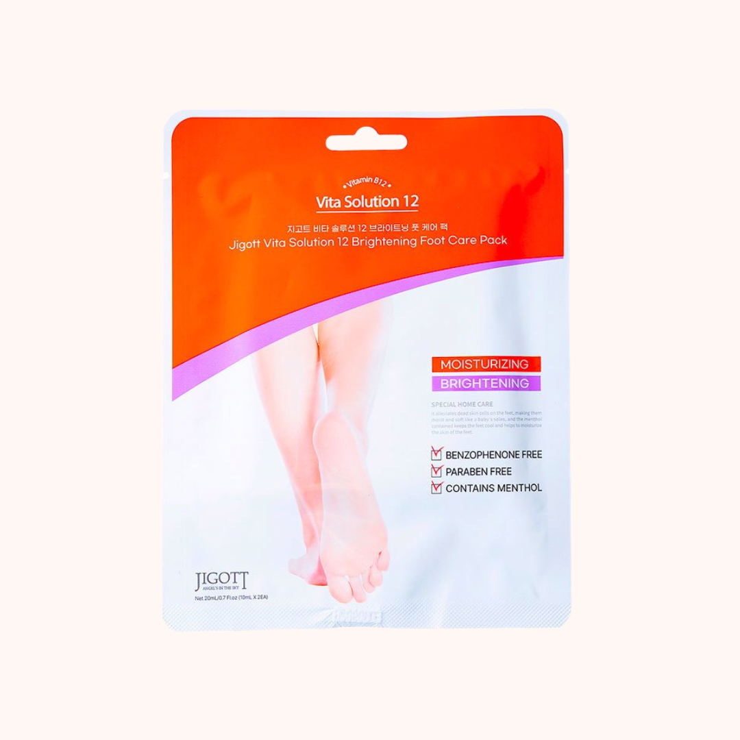 Jigott Vita Solution 12 Brightening Foot Care Pack