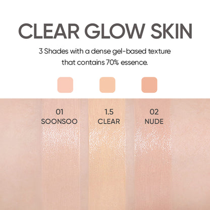 Amuse Dew Jelly Vegan Cushion SPF 38 PA+++ 15g