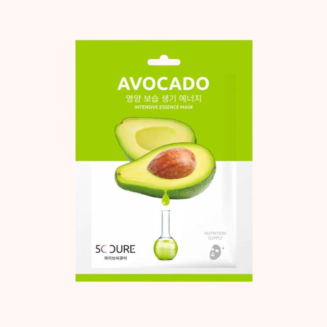 5C CURE Avocado Intensive Essence Sheet Mask 25ml