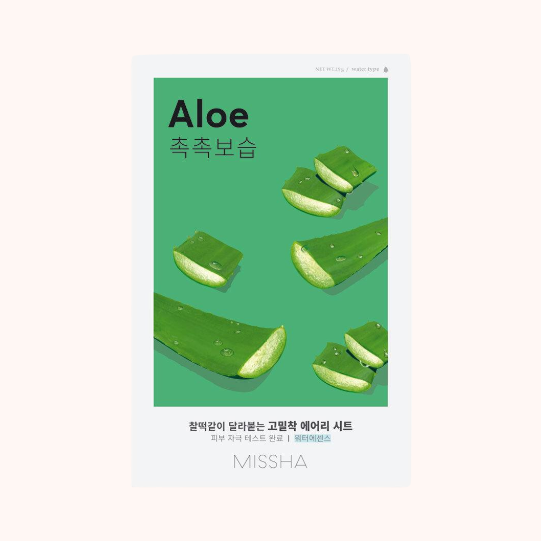 Missha Airy Fit Moisturizing Sheet Mask Aloe 19g