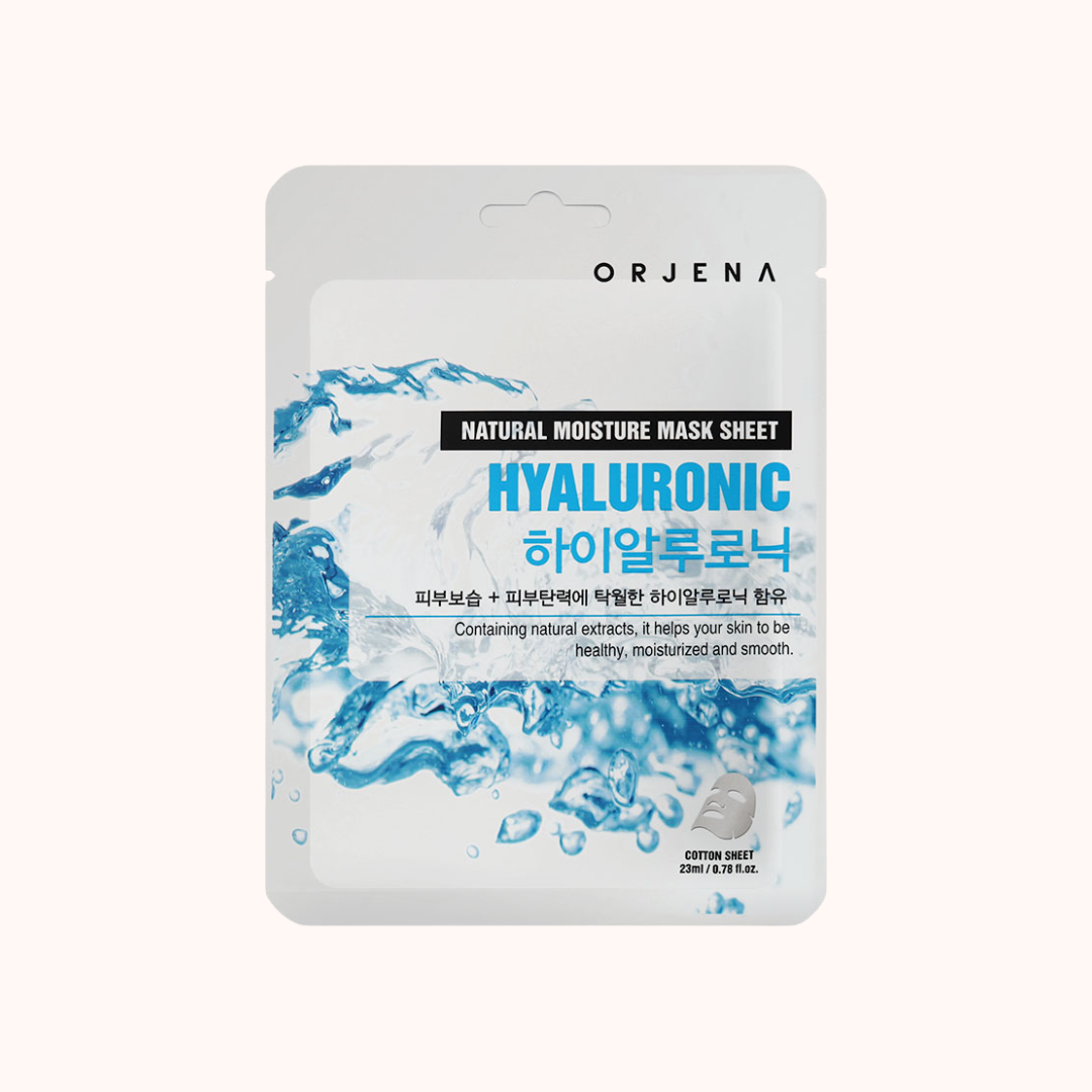 ORJENA Natural Moisture Hyaluronic Mask Sheet 23ml Kosmos Beauty Lab