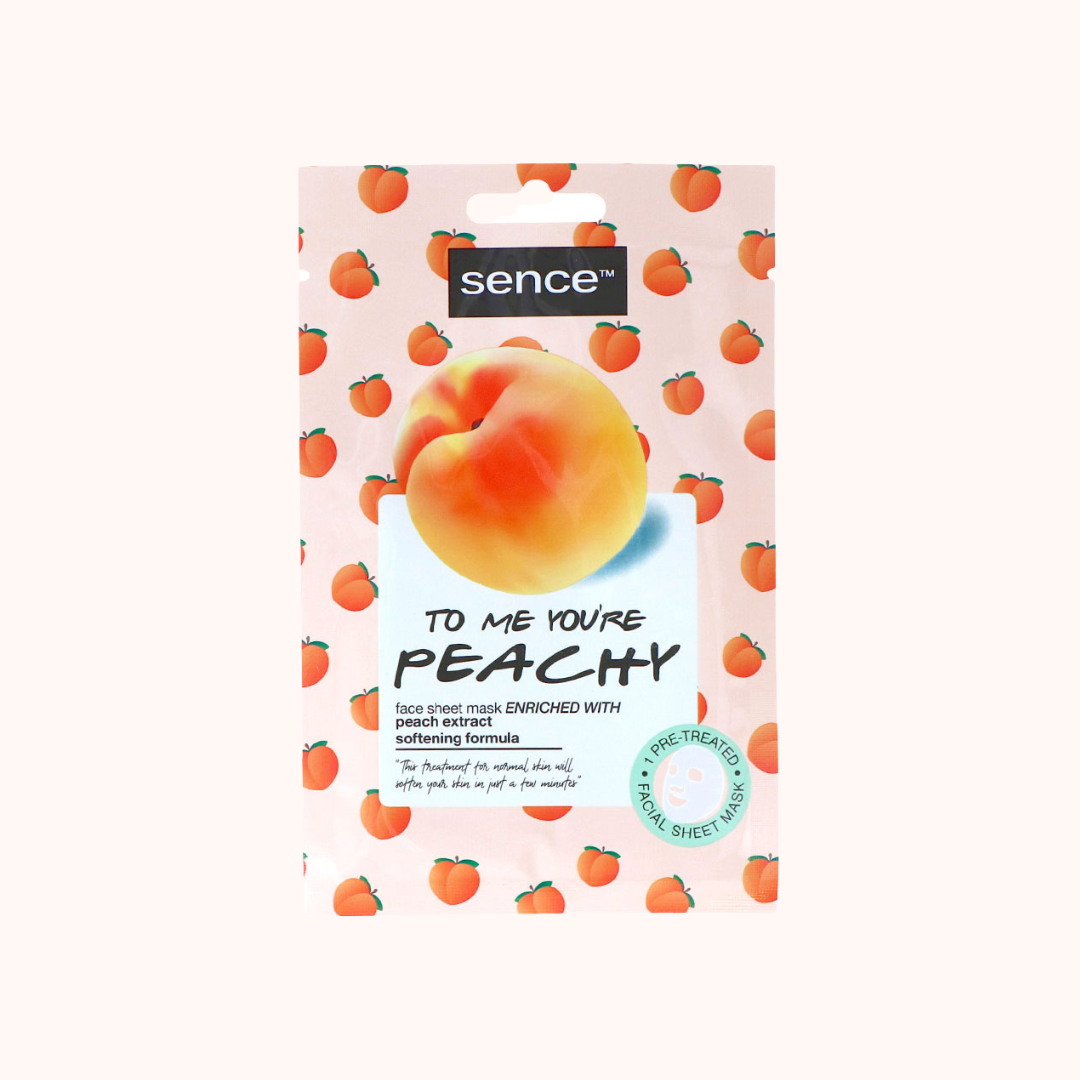 Sence Peach Увлажняющая тканевая маска для лица с экстрактом персика 23мл