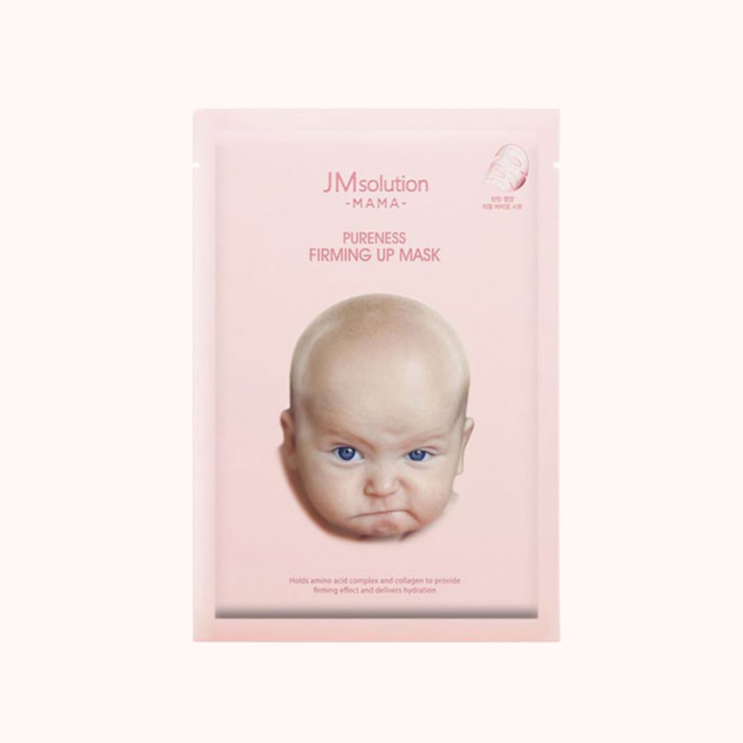 JM Solution Mama Pureness Гипоаллергенная тканевая маска для лица для упругости кожи 23мл