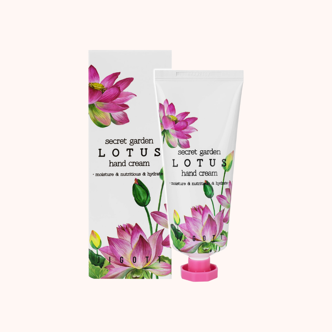 Jigott Secret Garden Lotus Hand Cream 100ml