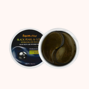 Farm Stay Black Pearl Gold Hydrogel Eye Patch 60pcs
